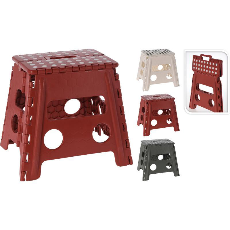 FOLDABLE STEP STOOL - ASSORTED COLORS