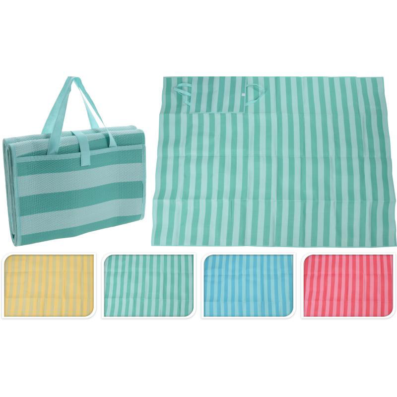 BEACH MAT 200X150CM - ASSORTED COLORS