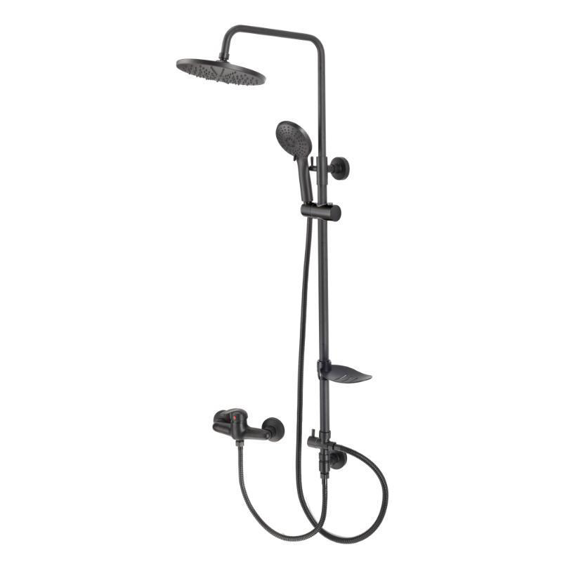 IC SHOWER SET - MATT BLACK