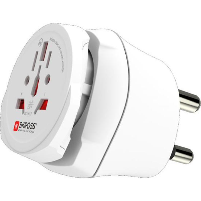 SKROSS TRAVEL ADAPTER MIDDLE EAST TYPE M - WHITE