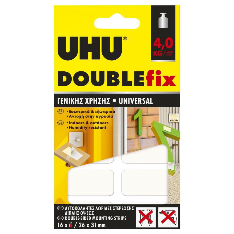 UHU DOUBLEFIX PADS UNIVERSAL EXTREME