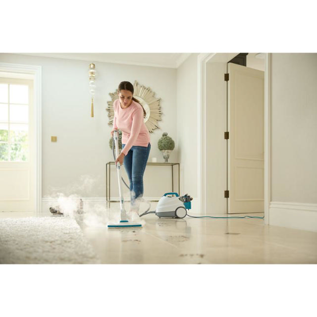 BLACK & DECKER STEAM-MOP 2.3KW - WHITE