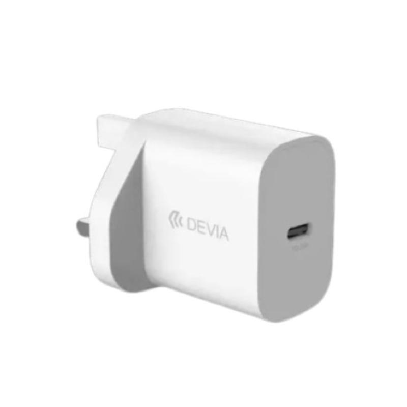 DEVIA QUICK CHARGER UK 20W TYPE C - WHITE