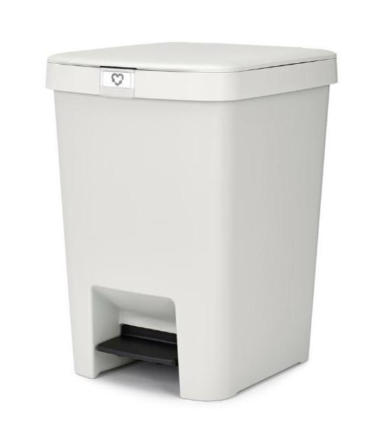 BRABANTIA STEP-UP ΠΕΝΤΑΛ ΚΑΔΟΣ 25L - ΑΝΟΙΧΤΟ ΓΚΡΙ