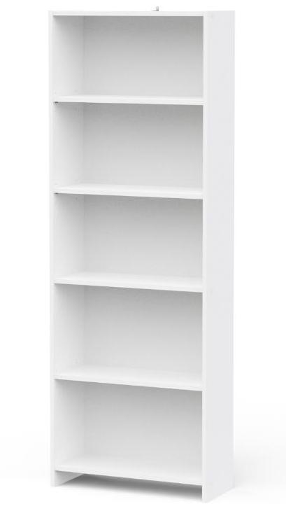 DEMEYERE FOLIO 5 TIER BOOKCASE - WHITE