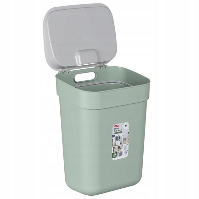 CURVER BIN 10L - GREEN/GREY