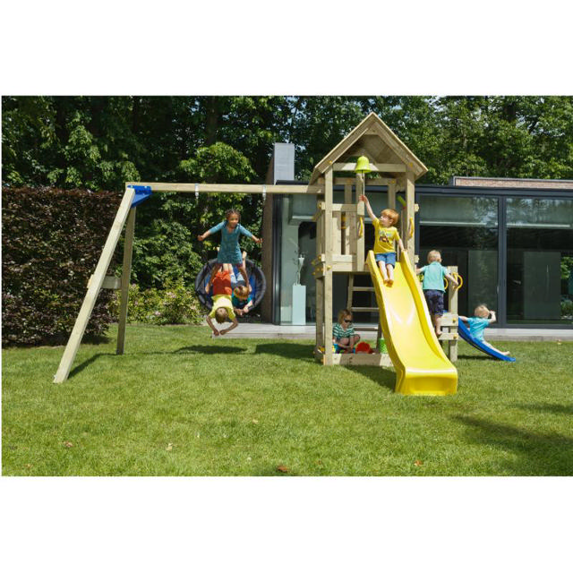 SHOWOOD KIOSK TOWER WITH SWING MODULE AND SLIDE