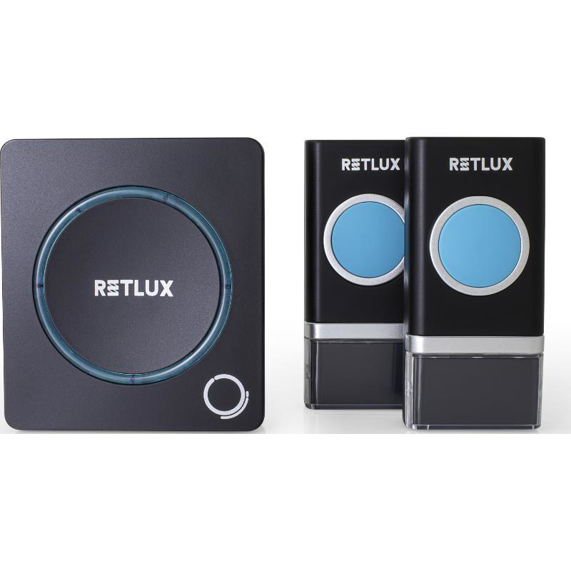 RETLUX WIRELESS DOOR BELL - BLACK