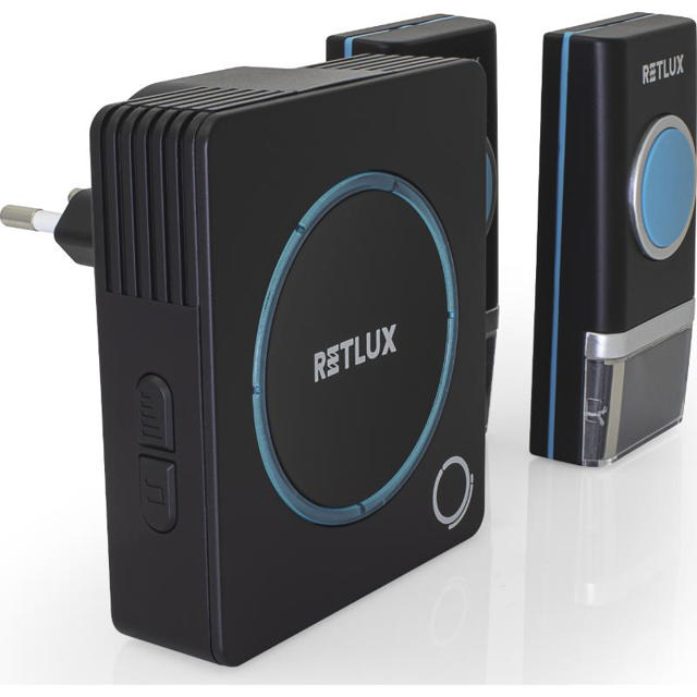 RETLUX WIRELESS DOOR BELL - BLACK