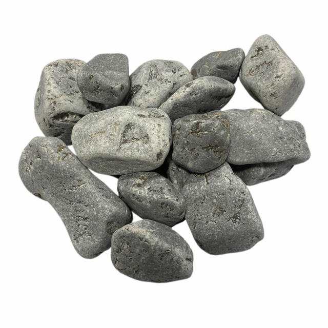 PEBBLE ROCK 4-8CM 10KG - GREY