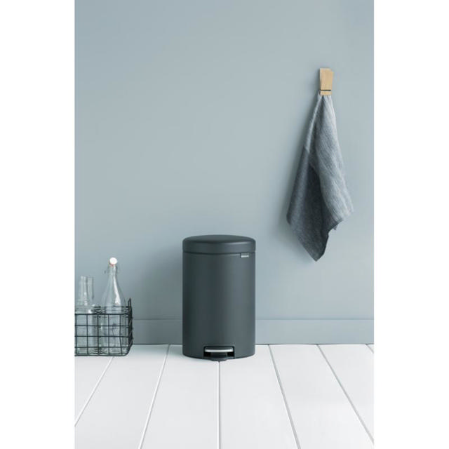 BRABANTIA ΚΑΔΟΣ ΜΕ ΠΕΝΤΑΛ 12L - ΓΚΡΙ