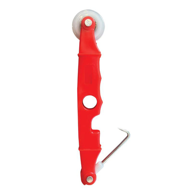 HOME & CAMP FLY SCREEN PIPING RETRACTOR 19CM - RED