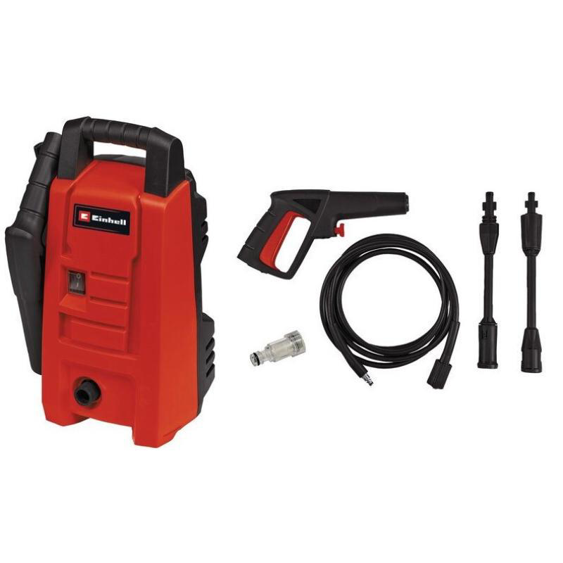 EINHELL ΠΛΥΣΤΙΚΗ ΜΗΧΑΝΗ 90BAR 1.5KW - ΚΟΚΚΙΝΟ