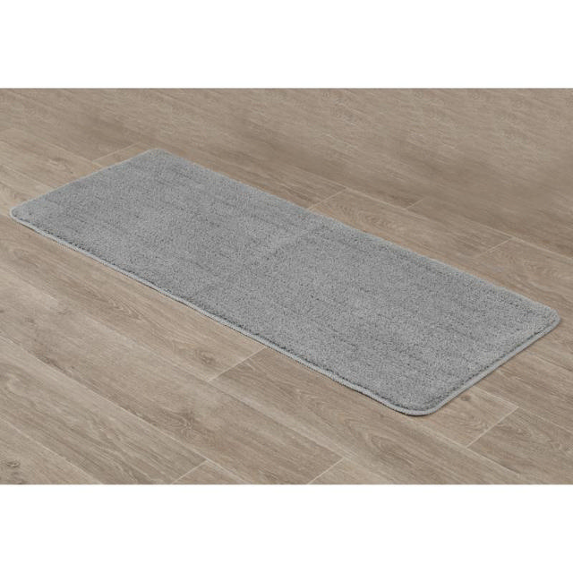 TENDANCE BATHROOM MAT MICROFIBER AND LATEX 50X120CM - LIGHT GRAY