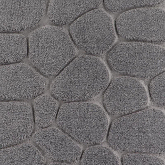 TENDANCE BATHROOM MAT PEBBLE 50X80CM - DARK GREY