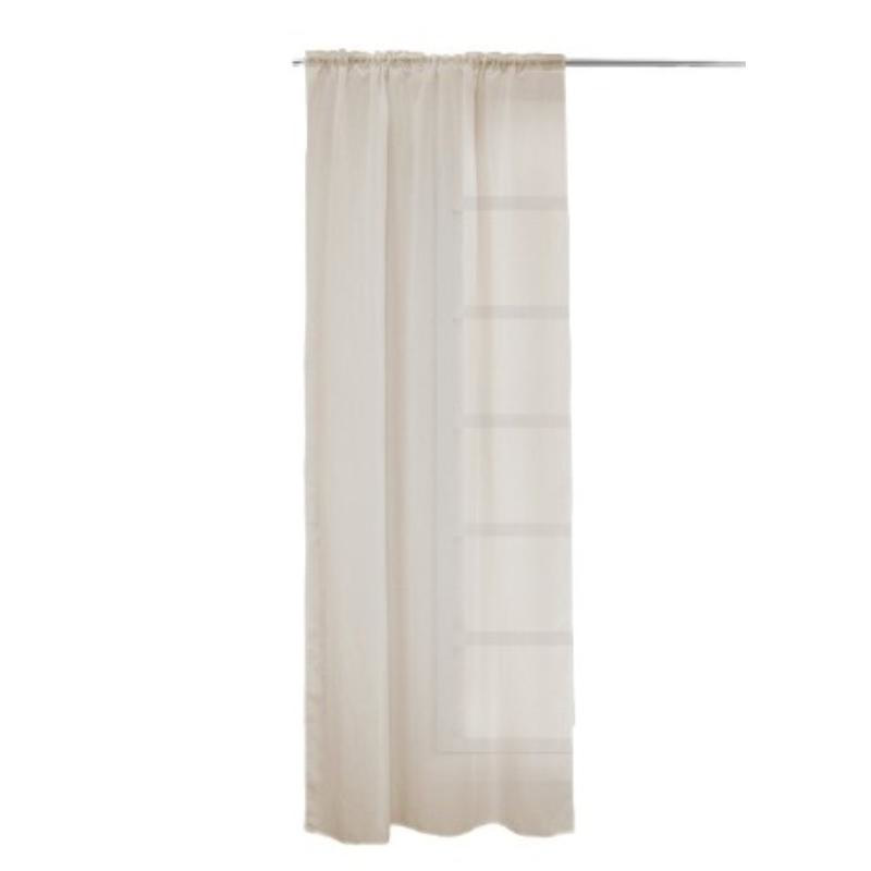 EASY HOME TABLA ΚΟΥΡΤΙΝΑ ΜΕ ΤΡΕΣΑ 140X270CM - ΜΠΕΖ