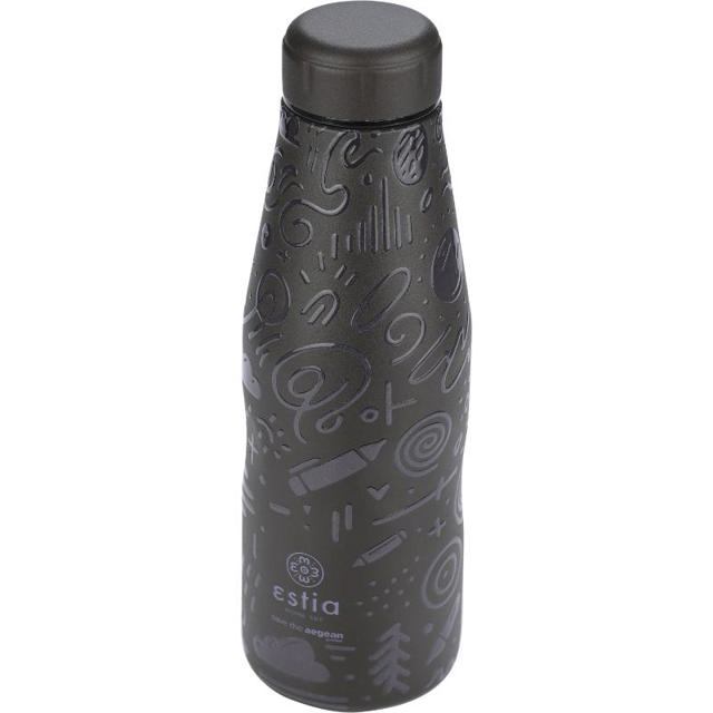 ESTIA SAVE THE AEGEAN TRAVEL BOTTLE 500ML - NOIR ECHO