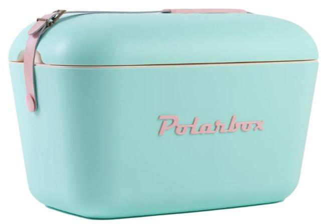 POLARBOX POP COOLER 20L - CYAN - BABY ROSE