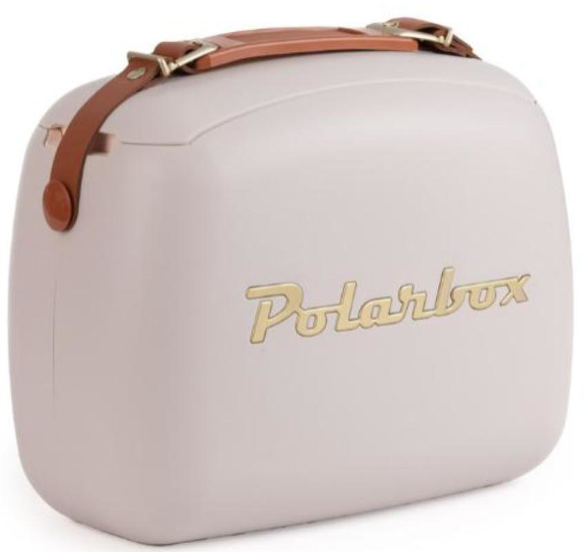 POLARBOX COOLER BAG 6L WITH LUNCHBOXES - PEARL - GOLD