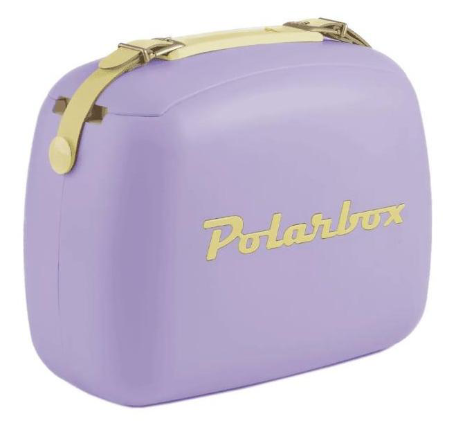 POLARBOX POP COOLER BAG 6L WITH LUNCHBOXES - LILAC - YELLOW