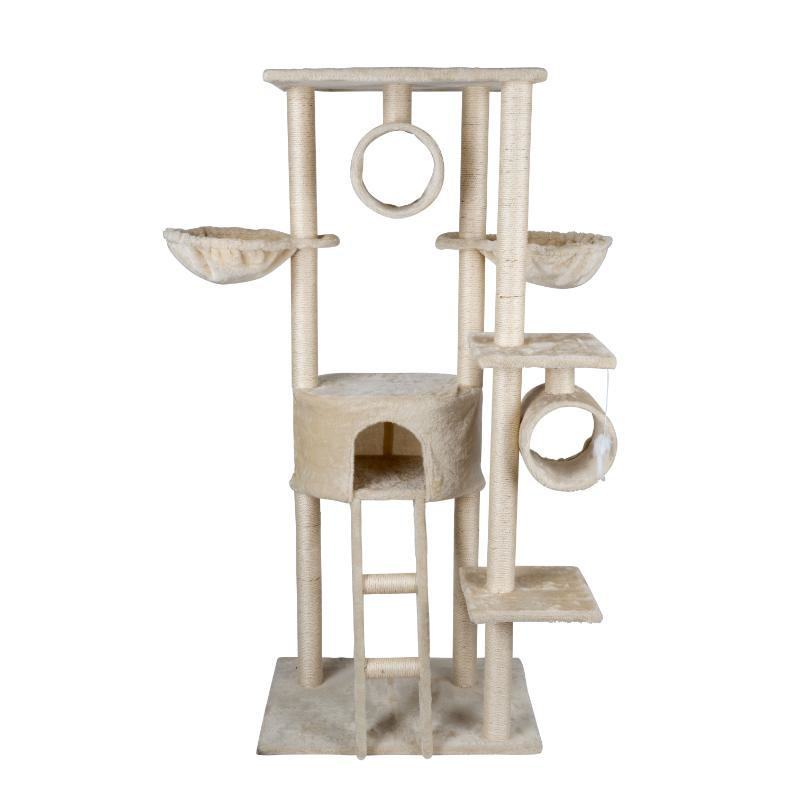 CAT SCRATCH POST 165X50X70CM - BEIGE