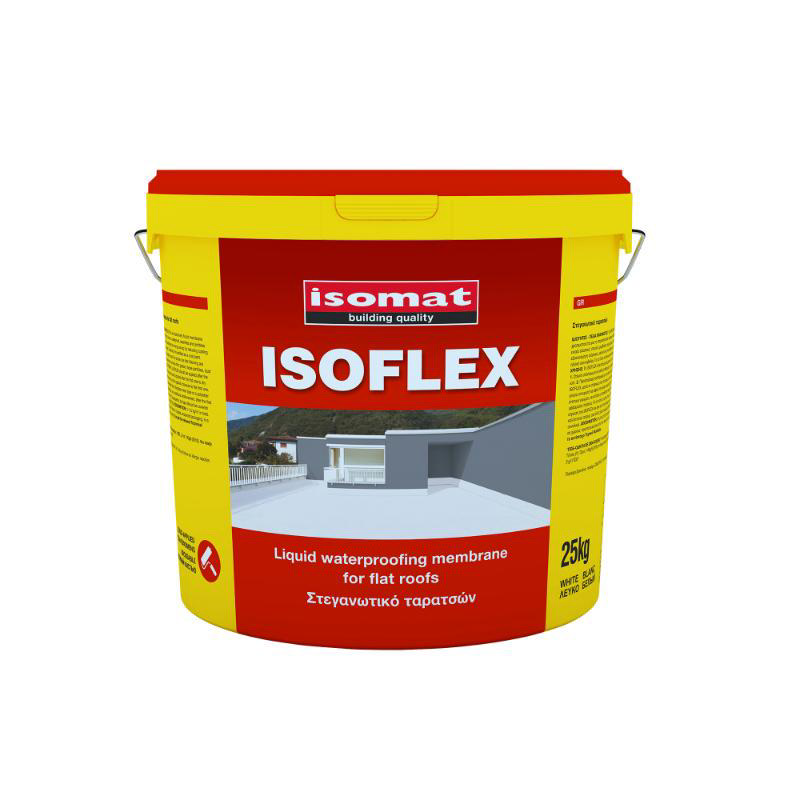 ISOFLEX ΕΠΑΛΕΙΦΟΜΕΝΟ ΣΤΕΓΑΝΩΤΙΚΟ ΤΑΡΑΤΣΩΝ 25KG - ΑΣΠΡΟ