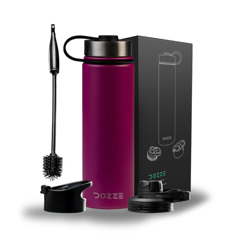 DOZZER VOYAGER ΠΑΓΟΥΡΙ ΘΕΡΜΟΣ 620ML - PLUM PINK