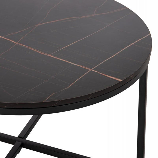 COFFEE TABLE - BLACK MARBLE