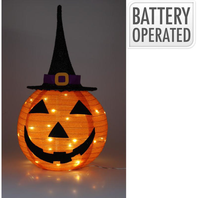 DECORATIVE PUMPKIN 30LED  68CM