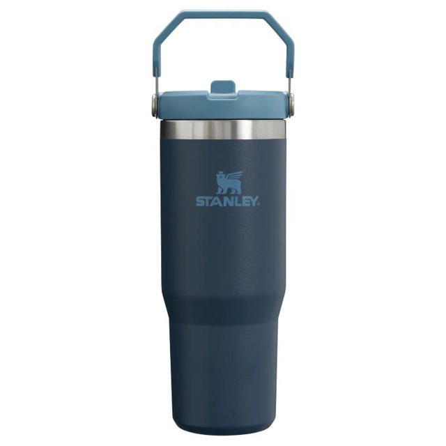 STANLEY ICEFLOW FLIP STRAW TUMBLER 0.89L - NAVY BLUE