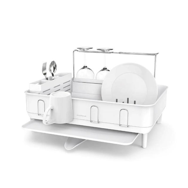 SIMPLEHUMAN STEEL FRAME DISHRACK - WHITE