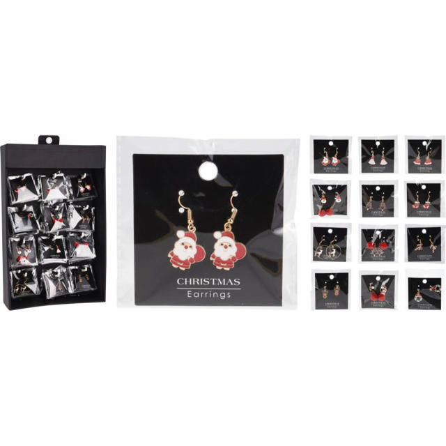 CHRISTMAS EARRINGS - ASSORTED DESIGNS