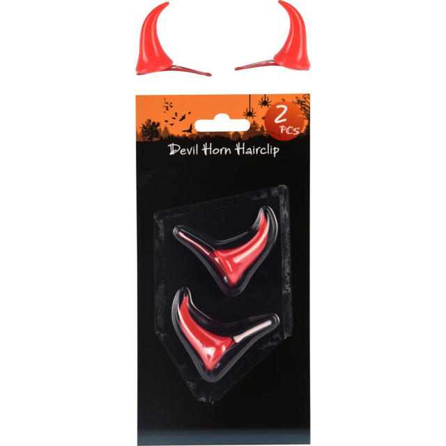 DEVIL HORN HAIRCLIP SET 2PCS