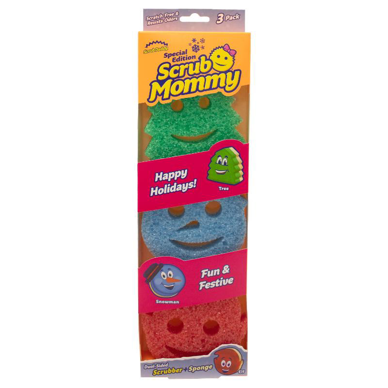 SCRUB DADDY ΧΡΙΣΤΟΥΓΕΝΝΙΑΤΙΚΑ ΣΧΕΔΙΑ 3TMX