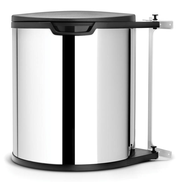 BRABANTIA BRIILIANT STEEL ΕΝΣΩΜΑΤΟΜΕΝΟΣ ΚΑΔΟΣ 15L