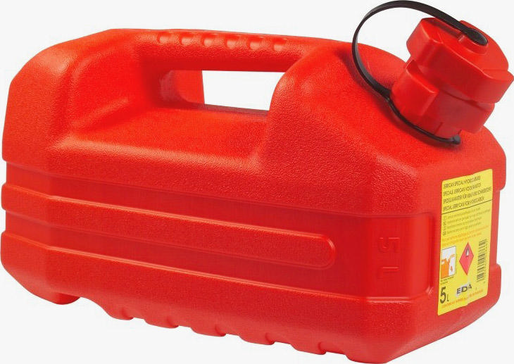 JERRYCAN 5L RED 32X17X18