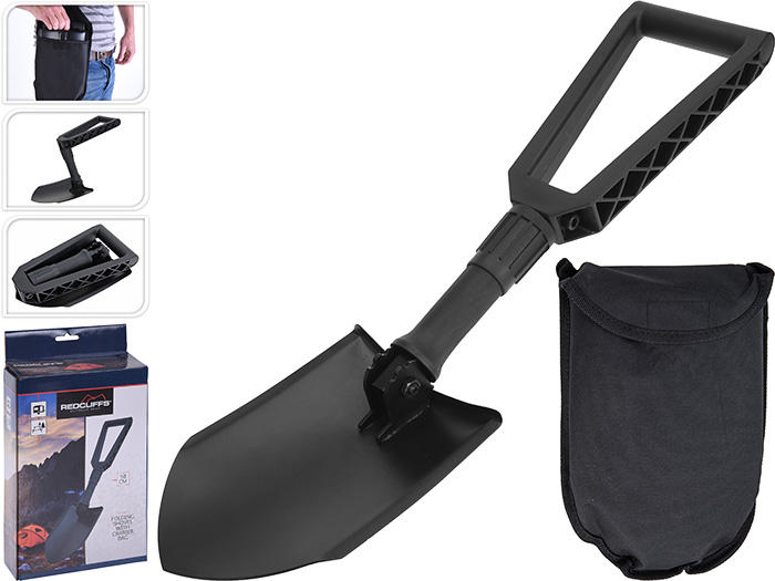 SHOVEL FOLDABLE METAL 46X11CM