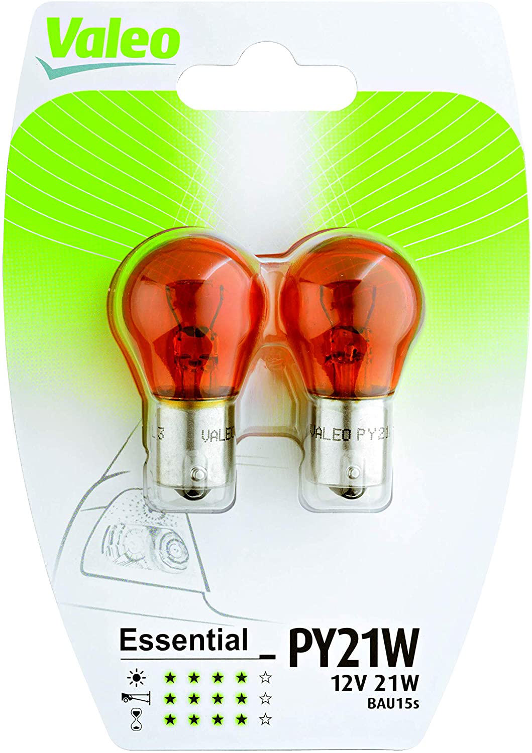 VALEO BULB PY21W ESSENTIAL 12