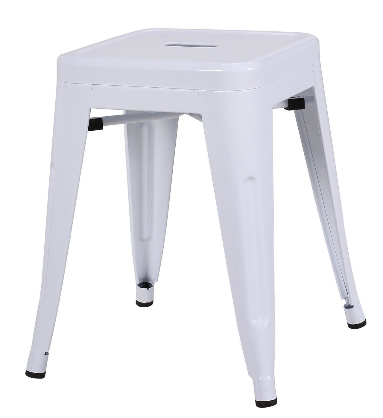 JONES STEEL STOOL - WHITE