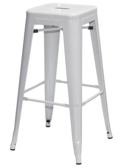 JONES STEEL STOOL - WHITE