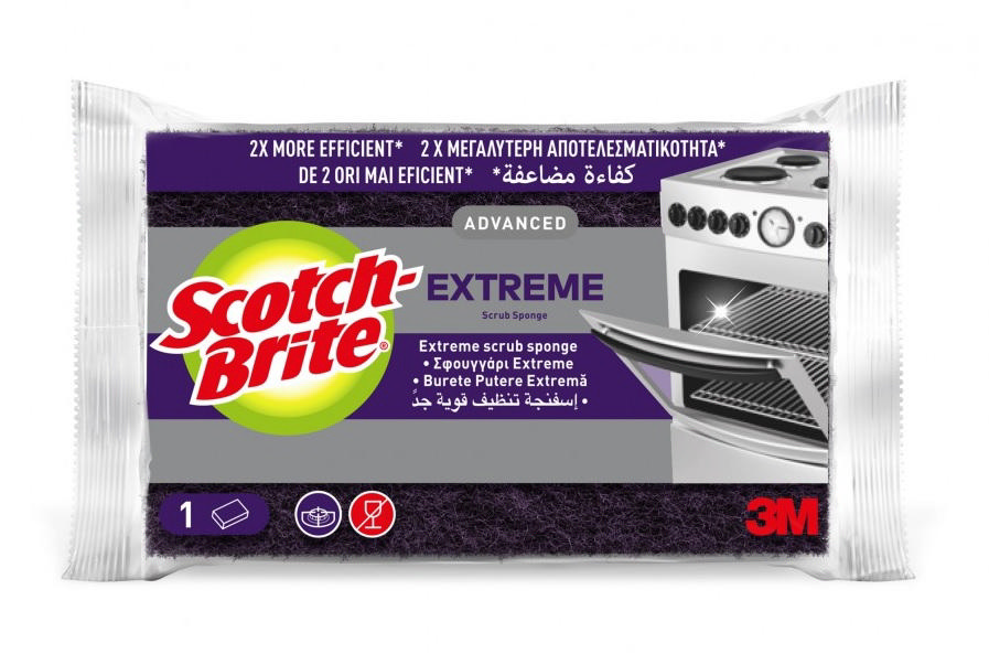 3M SCOTCH BRITE EXTREME SPONGE 1 PC