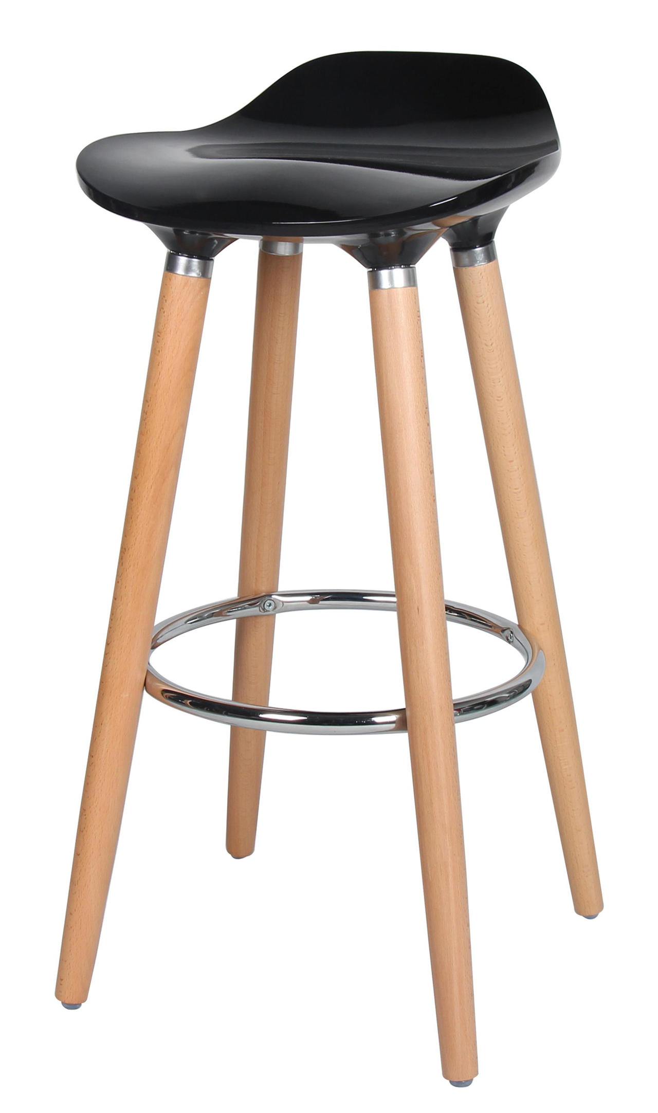 ALYSON ABS BAR STOOL - BLACK