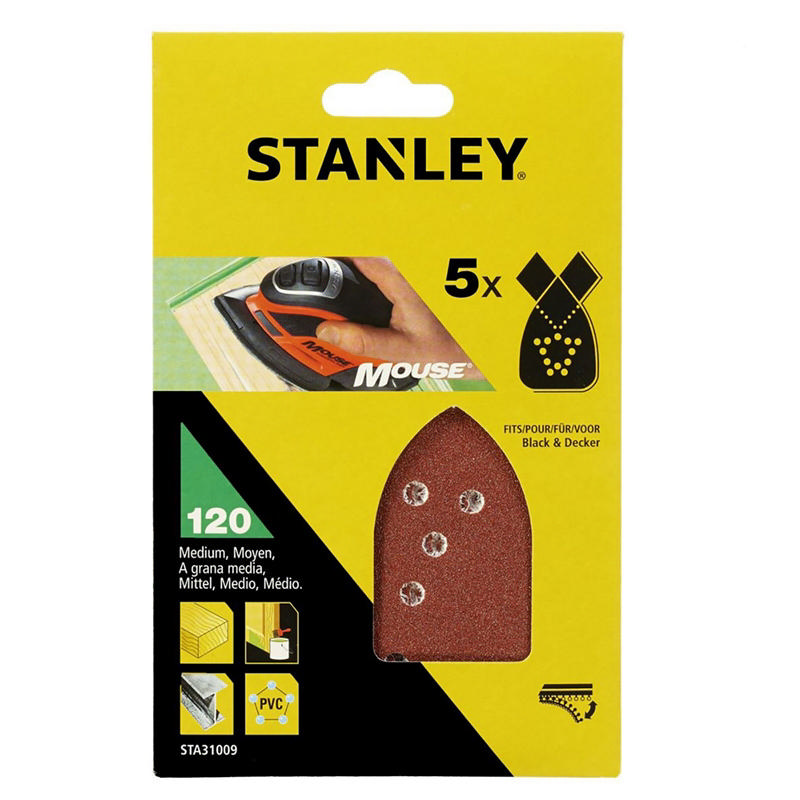 STANLEY SANDING SHEETS 120G