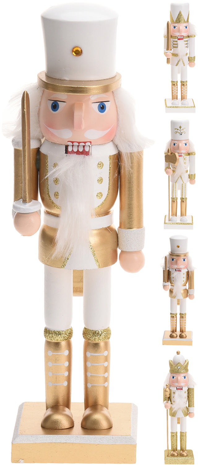 NUTCRACKER 25CM GOLD