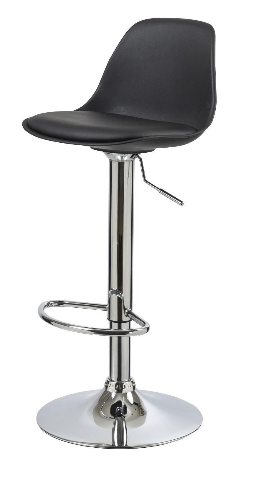 DORA BAR STOOL PP SEAT - BLACK