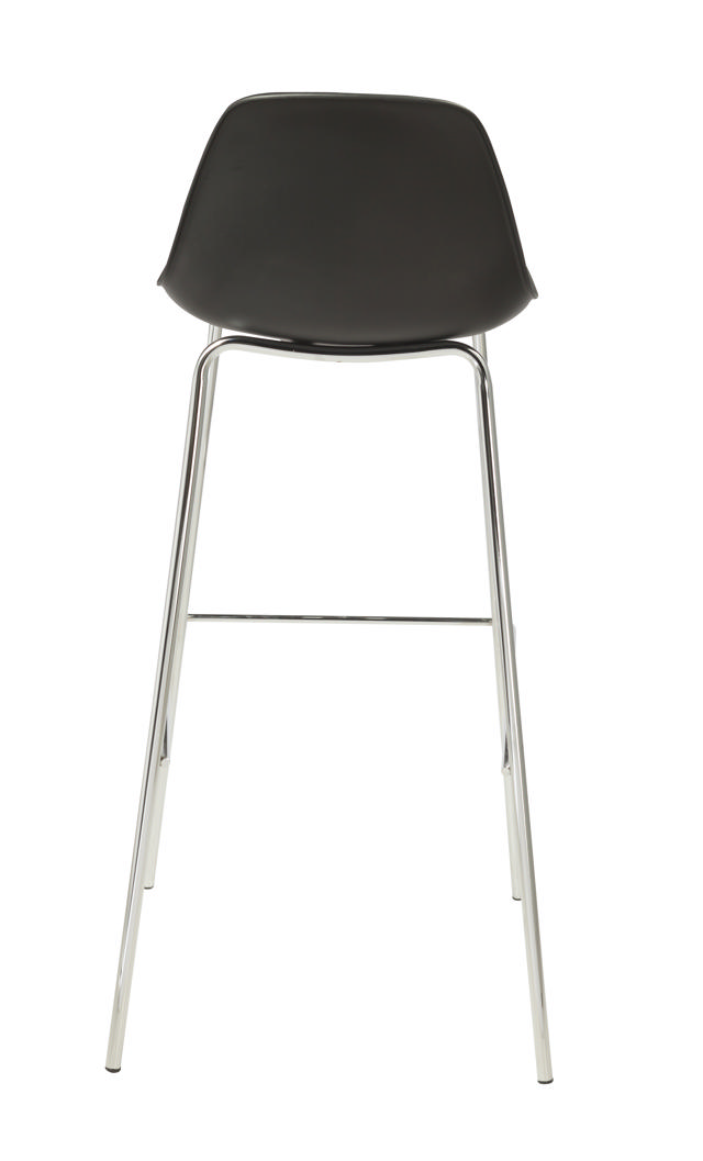 NORA KITCHEN STOOL PP SEAT - BLACK