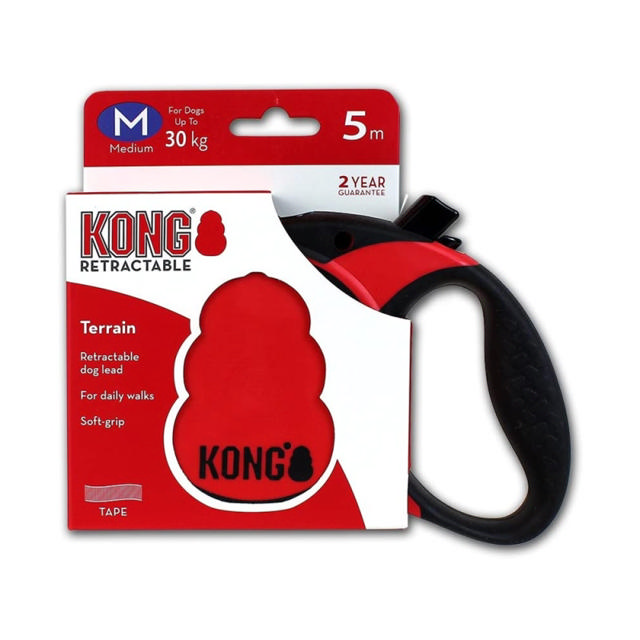 KONG LEASH TER 5M 30KG M RD