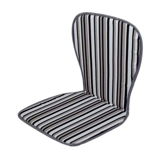 CUSHION GREY WITH STRIPES 46X82X2CM