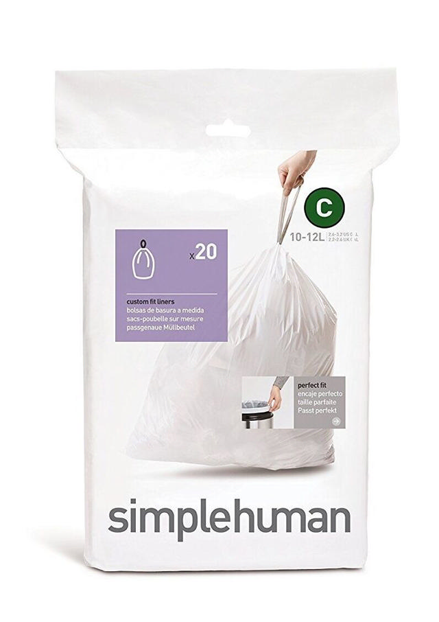 SIMPLEHUMAN ΤΣΑΝΤΑ ΚΑΔΟΥ C 10-12L 20ΤΜΧ