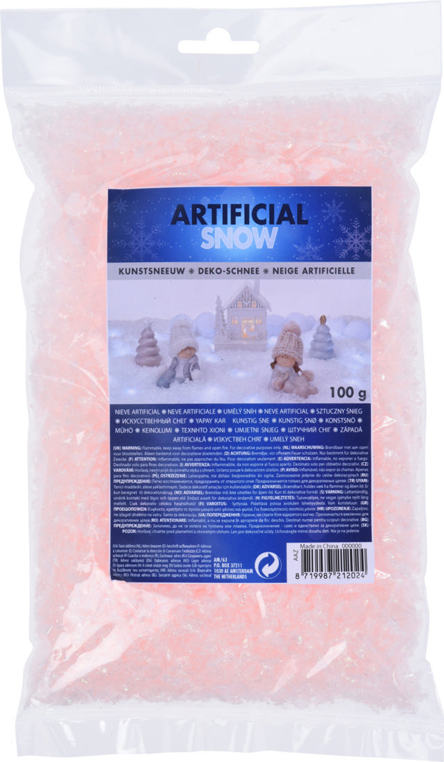 SCATTER SNOW 100 GRAM SALMON